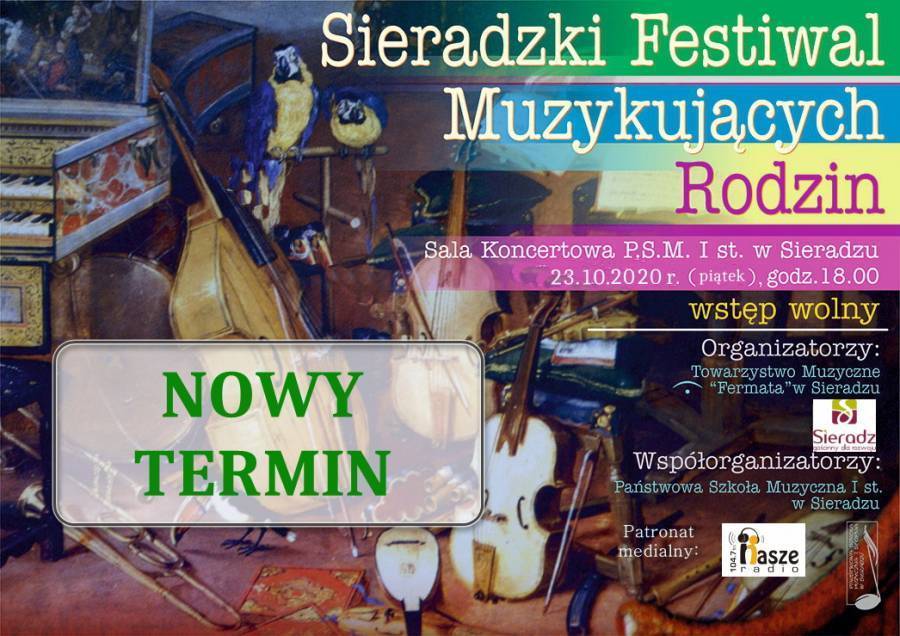 Sieradzki Festiwal Muzykujących Rodzin w październiku