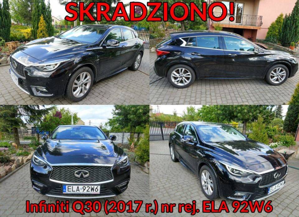 *Kradzież samochodu* sprzed domu w Sędziejowicach. Właściciel prosi o pomoc w ustaleniu sprawców