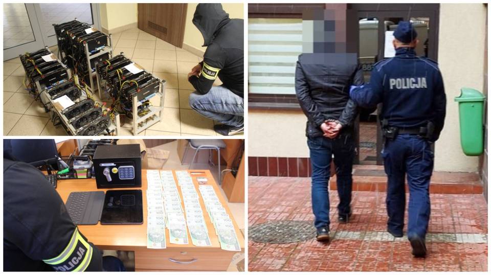 Akcja policji i kontrterrorystów, zatrzymano cztery osoby. Odpowiedzą za przestępstwa gospodarcze