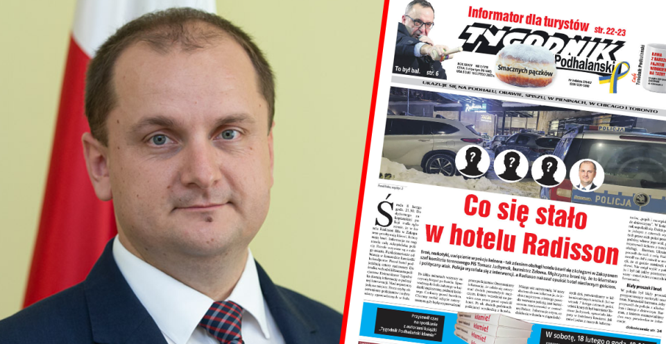 Czy burmistrz Zelowa był uczestnikiem "zadymy" w zakopiańskim hotelu? Tomasz Jachymek odpowiada: "To nie jest prawdą"