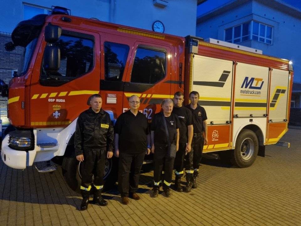 Jednostka Ochotniczej Straży Pożarnej Ruda ma nowy samochód